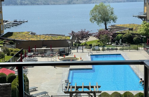 Westbank Condo | Lakefront, pool, hot tub, exc room. Bk Sept Oct . daily, weekly, or monthly
