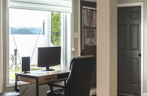 La Baie Ski Chalet | Large chalet with great views over the Saguenay Fjord.