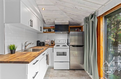 Sainte-Lucie-des-Laurentides Ski Chalet | Le1615 - Lake, Private dock- Cottages in the north