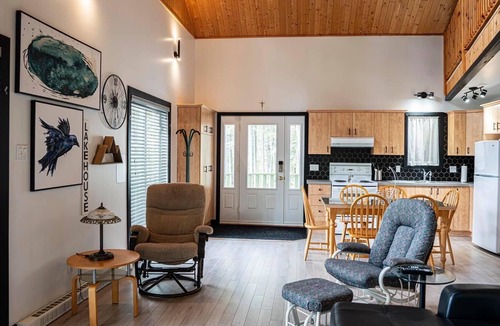 Saint-Simeon Ski Chalet | Le Dravas is located in Charlevoix with its majestic