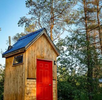 Notre-Dame-Des-Bois Ski Chalet | Le Pèlerin - Rustique Écoresponsable En nature