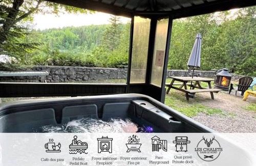 Sainte-Lucie-des-Laurentides House | Le1605 - Spa et Plage - Les chalets dans le nord
