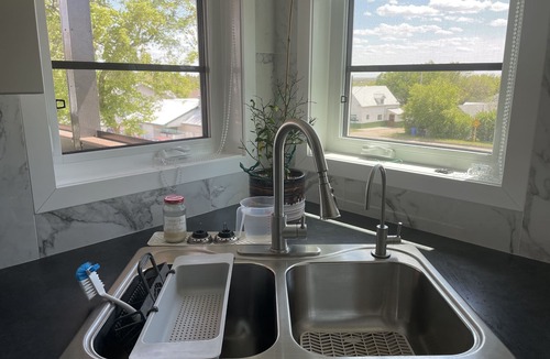 Estevan Apartment | Loft 902 with Sunsets from the 14x32 covered deck almost every morning!