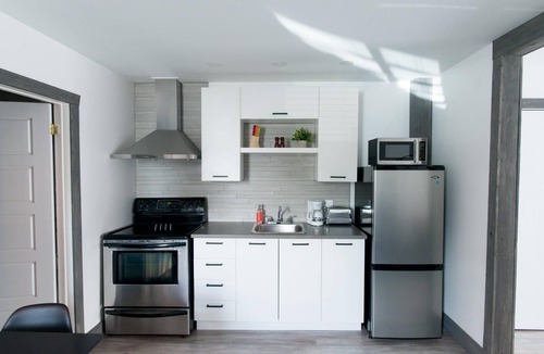 Rouyn-Noranda Apartment | Loft with bed and sofabed in the city centre (Le Court-toit)