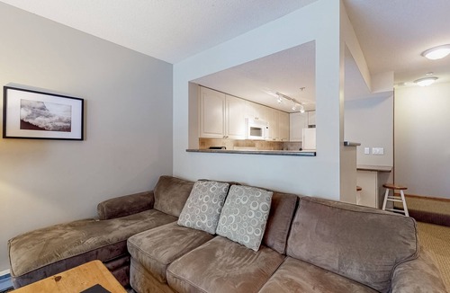 Village North House | Lovely second-floor getaway with balcony views, pool, & hot tub - walk to lifts
