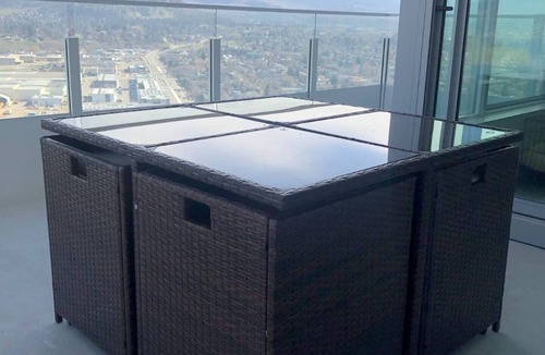 Cultural District Condo | Luxury condo with pool! Steps to beach/downtown!