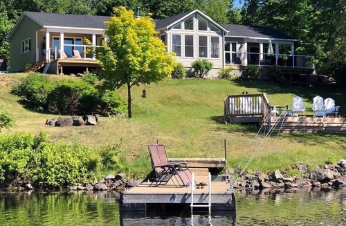 Frontenac Cottage | Luxury cottage on beautiful lakefront with hot-tub & private bunkie. New to VRBO