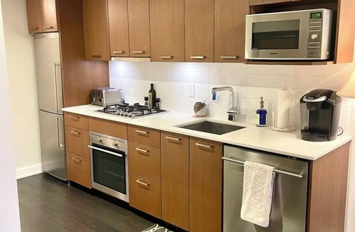 Downtown Vancouver Condo | Luxury Downtown Condo with A/C, Laundry, Parking