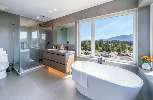 Regional District of Nanaimo House | Luxury! New Built! Roof Top Ocean View! AC&BBQ