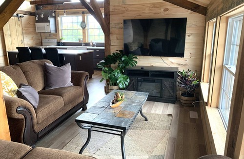 Edwardsburgh/Cardinal Cabin | Meet our adorable alpaca herd , & stay in our luxury Cabin overlooking the farm