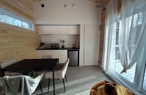 Notre-Dame-Auxiliatrice-de-Buckland Ski Chalet | Micro-Cabin in the Mountains - Solstice 2