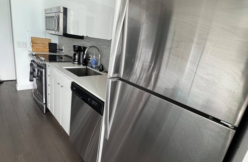 Downtown Winnipeg Apartment | Modern Luxury 2 bed sleeps 5 wifi laundry king bed