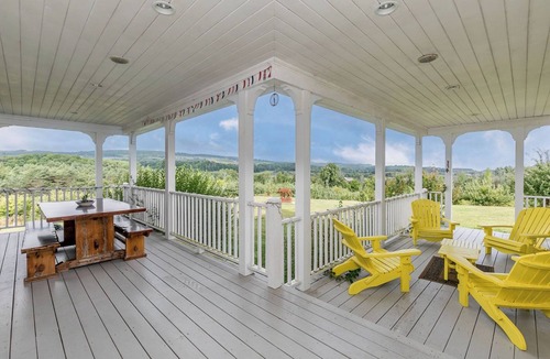 Mulmur House | Modern Mulmur Shaker Farmhouse with Orchards and Gardens. Dogs and cats!