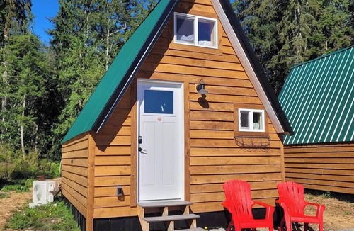 Brew Bay Ski Chalet | Mycelium Forest Cabin on 33 acre farm