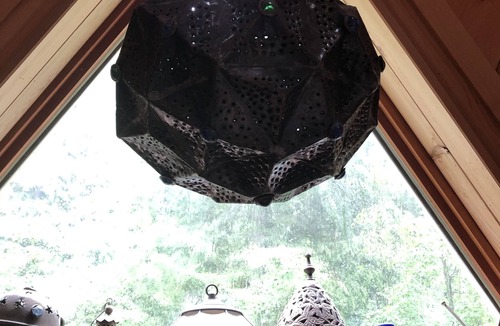 Nelson Cabin | Mystical Geodesic Dome Fairyland in Cool, Shady Forest with Creek & Waterfall