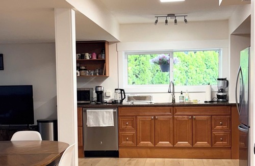 Central Okanagan House | Newly renovated 2-bedroom, 1 bathroom suite with private entrance
