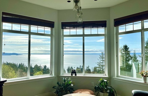 Otter Point House | Oceana Acres! Mountain top ocean view on a quiet, wildlife filled sanctuary