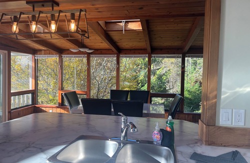 Juan de Fuca Electoral Area Cabin | Oceanfront Lodge: your private, family-friendly retreat in the trees