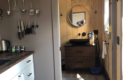 Shemogue Cabin | Oceanfront Shipping Container Studio Retreat | Nature Escape