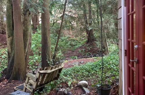 Ganges Cottage | Oceanside Cottage in the Trees - stunningly private, yet so central!
