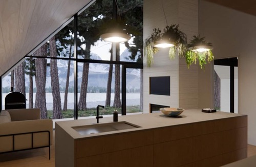Columbia Valley Cabin | On the River | Modern A-frame w/Private Sauna, Golden BC (CABN A)