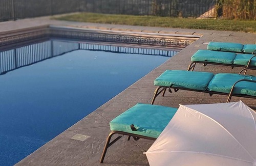 Southwest Mission Villa | Panoramic Lakeview luxury Villa w/Heated Pool; private; near wineries/golf
