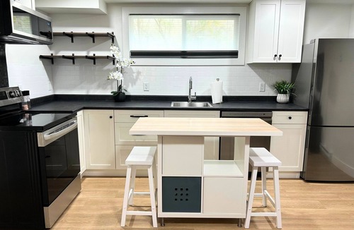 North End Apartment | Parkside Pad in Kelowna's North End. Steps to the brewery district & the lake.