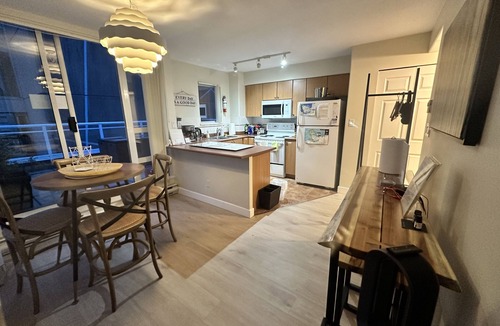 Davie Village Condo | Penthouse with Large Deck on Seawall/Beach w/Views