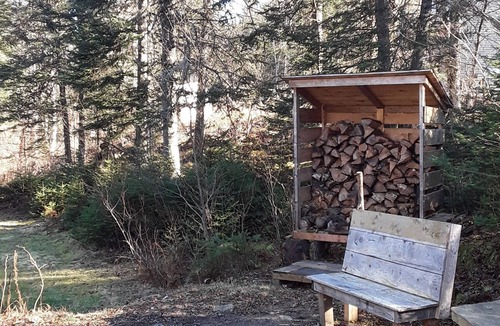 Notre-Dame-Des-Bois Ski Chalet | Perfect for catching your breath, you'll be charmed by the beauty of nature.