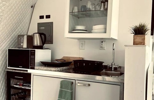 Regional District of Nanaimo RV Rental | Prancing Pony Glamping Dome at Shirewoods Farm
