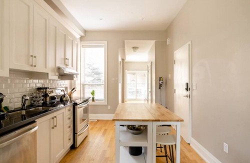 King West Village House | Private: Bright & Cozy w Patio and 12ft Ceilings