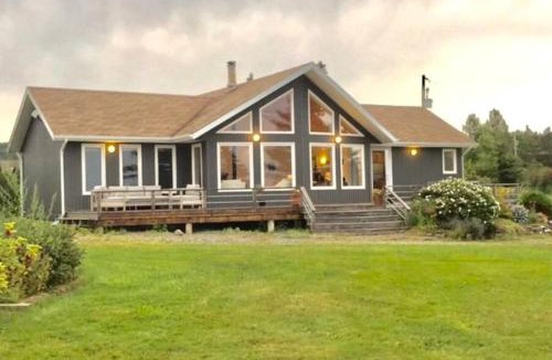 Richmond County Ski Chalet | Private Waterfront Luxury with Hot Tub and Barrel Sauna