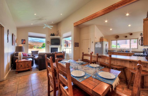 Moab South Valley House | Quiet & Spacious Rim Village Townhome, Views, 2 King Beds, Community Pool/Spa