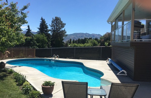 Westbank House | Relax Poolside in West Kelowna