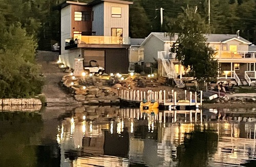 Silver Sands Cabin | Romantic Family Lake front Cabin getaway 45 min W of Edmonton. 5 star cabin.