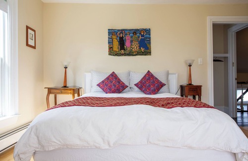 Advocate Harbour Bed & Breakfast | Romantic Victorian guest room for two close to the ocean and hiking trails