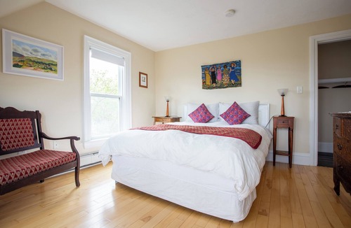 Advocate Harbour Bed & Breakfast | Romantic Victorian guest room for two close to the ocean and hiking trails