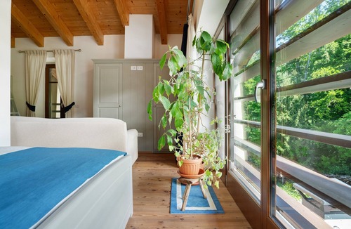 Sant'Orsola Terme Apartment | Room 'La Gemma - Suite Incantata' with Mountain View, Shared Garden and Wi-Fi