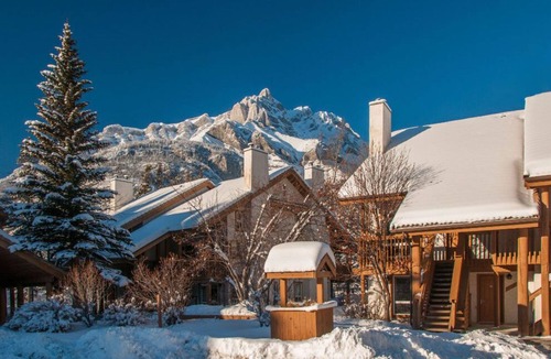 Banff Condo | Rustic Value Banff Condo with Fireplace!