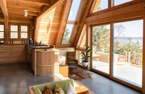LaHave Cabin | Shackup A-frame— Private Hot Tub & Beach Access