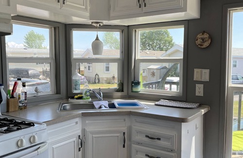 Sherkston Cottage | Sherkston Shores Resort - full water view, large private lot, huge covered deck!