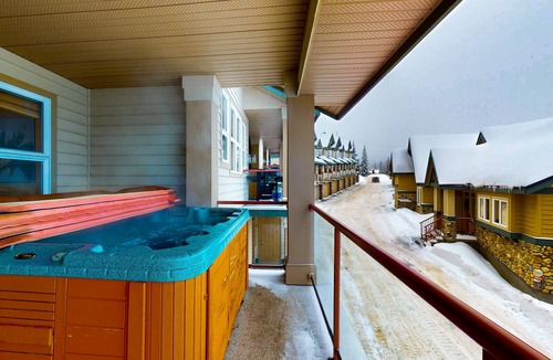 Big White Ski Resort House | Ski-in/ski-out townhome with unobstructed mountain views, hot tub, & fireplace