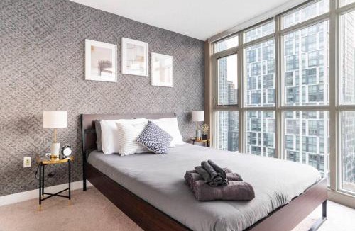 CityPlace Apartment | SkyHigh Haven LED-Lit Downtown Condo Retreat