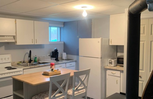 Gloucester County Apartment | Sleep 5 , Basement 2-bedroom apartment with WiFi and AC in Dunlop New Brunswick.