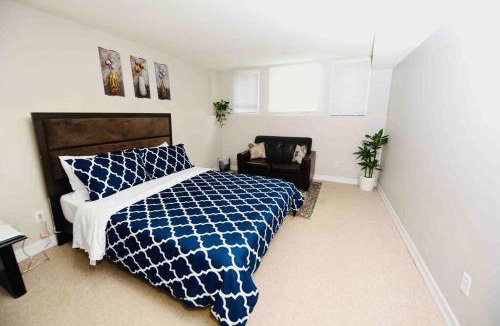 Amherstview Apartment | Spacious Hearth Escape with Natural Light & fireplace