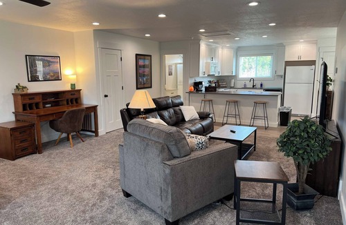 North Logan Apartment | Spacious studio apartment near Utah State University, Logan-Utah