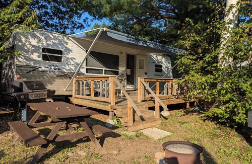 Cloyne House | Springdale Trailer at Bon Echo Family Campground | Rustic Stay w/Beach Accessn
