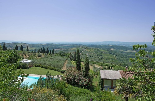 Magliano Villa | Stunning private villa with pool, WIFI, A/C, balcony and panoramic view, close to Greve In Chianti