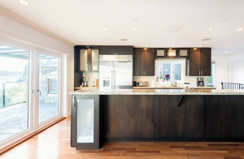 District of North Vancouver House | Stunning Waterfront Deep Cove Home w/Private Dock