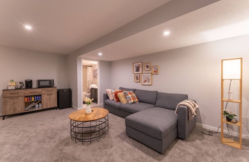 Southeast Calgary Apartment | Stylish Private Basement Suite near South Health Campus